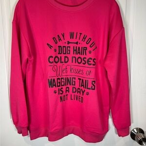 Pink Graphic Women's Sweater